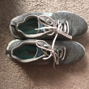 Grey memory foam sneakers